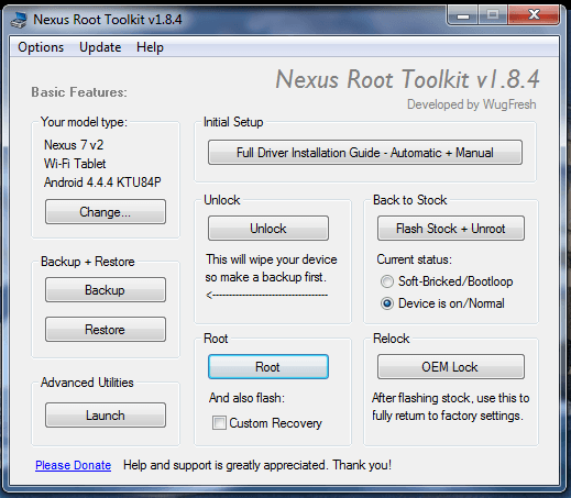 nexus root