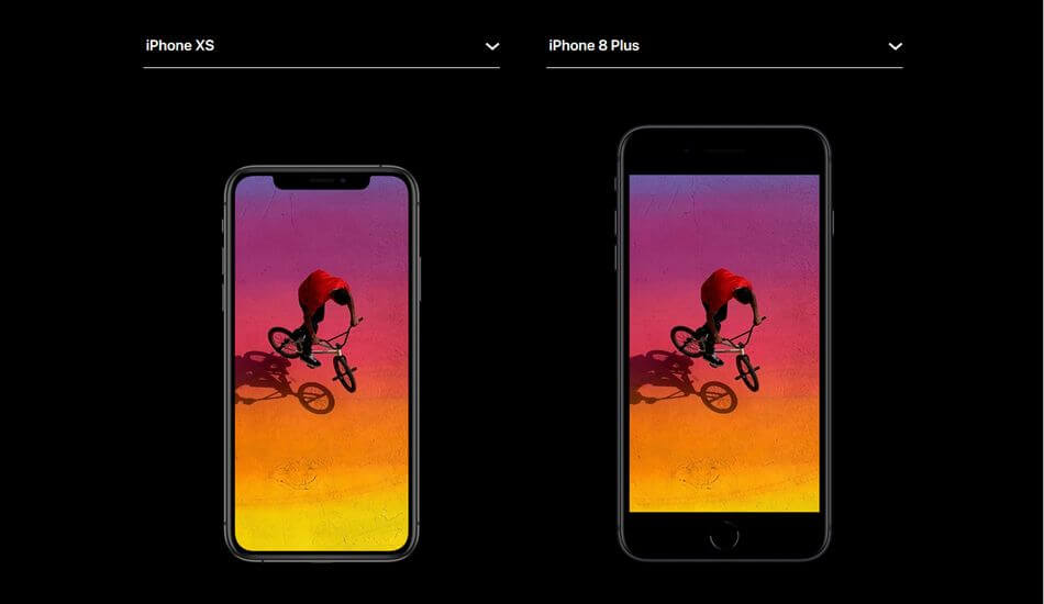 iphone xs vs iphone 8 plus