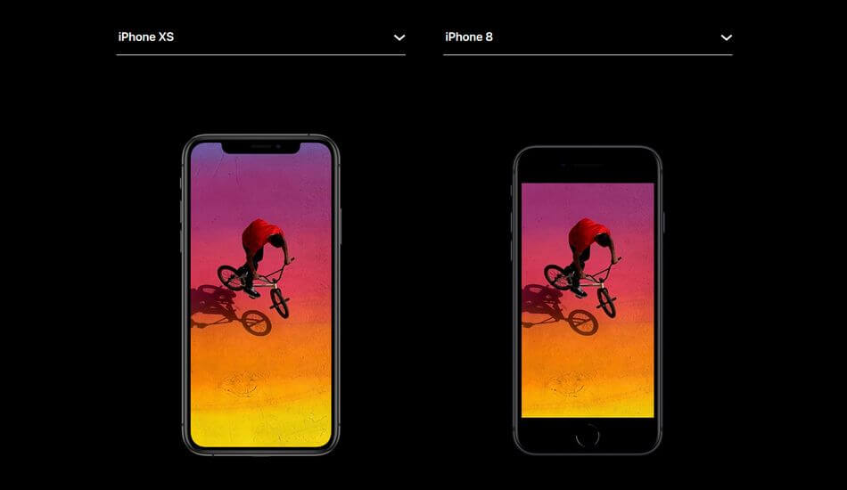 iphone xs vs iphone 8